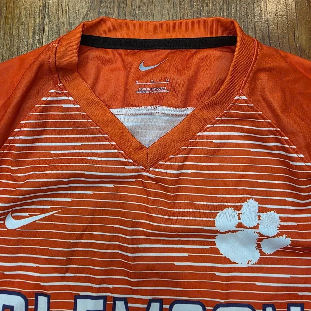Clemson Tigers Lady‎ Soccer Jersey Orange Team Issued - M - READ